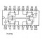 74175 IC Quad D-type flip-flop with reset; positive-edge trigger