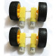 4 stk robothjul med motor