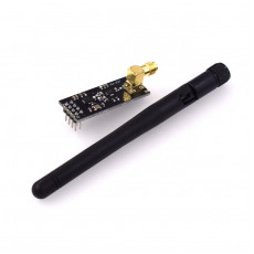 2.4G 1100 Meters Long-Distance wireless modules NRF24L01+PA+LNA wifi module nrf24l01 with antenna hw-237